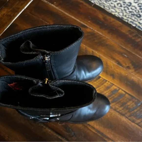 Harley-Davidson Women's Black Moto Boots - Picture 4 of 9